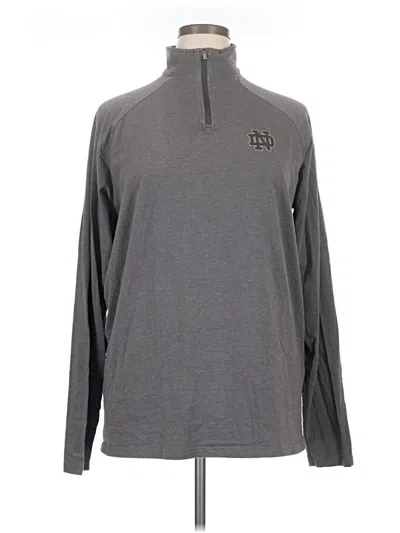 Pre-owned Under Armour Long Sleeve Polo Shirt In Gray