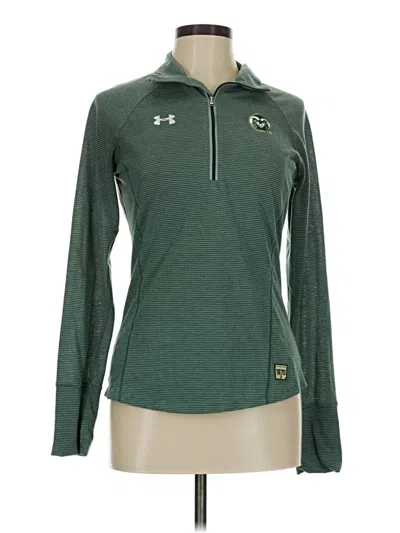 Pre-owned Under Armour Long Sleeve Polo Shirt In Green