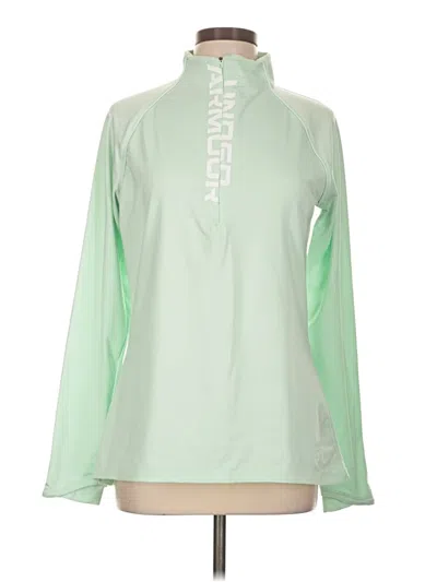 Pre-owned Under Armour Long Sleeve Polo Shirt In Green