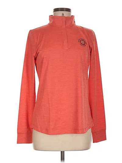 Under Armour Long Sleeve Polo Shirt In Orange