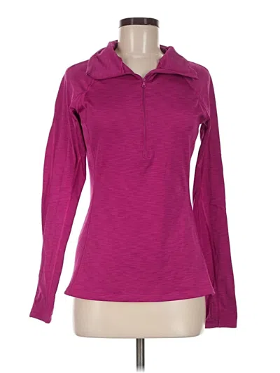 Pre-owned Under Armour Long Sleeve Polo Shirt In Purple