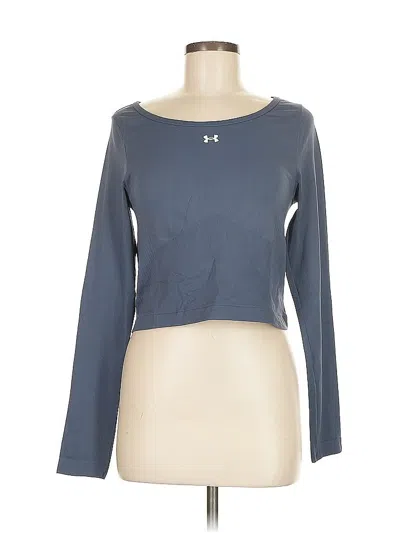 Pre-owned Under Armour Long Sleeve T-shirt In Blue