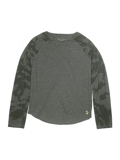 Pre-owned Under Armour Kids' Long Sleeve T-shirt In Gray