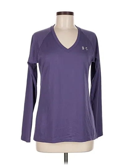 Pre-owned Under Armour Long Sleeve T-shirt In Purple