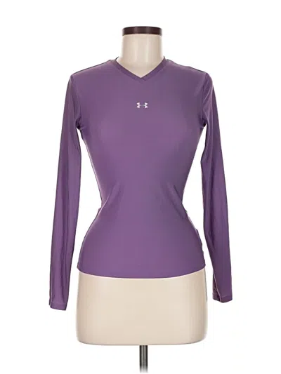 Pre-owned Under Armour Long Sleeve T-shirt In Purple