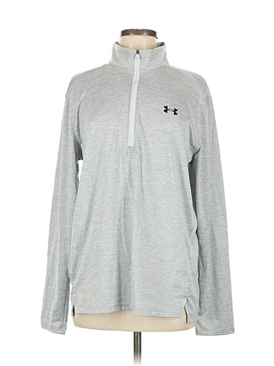 Pre-owned Under Armour Long Sleeve T-shirt In Silver
