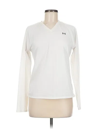 Pre-owned Under Armour Long Sleeve T-shirt In White