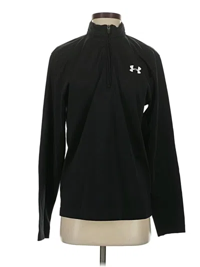 Pre-owned Under Armour Long Sleeve Top Black Turtleneck Tops