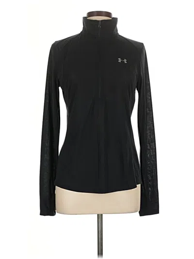 Pre-owned Under Armour Long Sleeve Top Black Turtleneck Tops