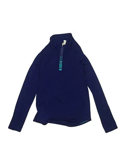 Pre-owned Under Armour Kids' Long Sleeve Top Blue Tops