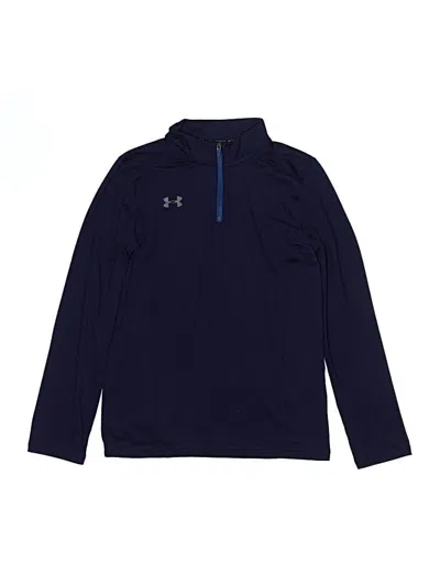 Pre-owned Under Armour Kids' Long Sleeve Top Blue Tops