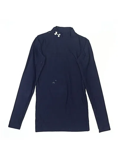 Pre-owned Under Armour Kids' Long Sleeve Top Blue Tops