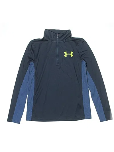 Pre-owned Under Armour Kids' Long Sleeve Top Blue Tops