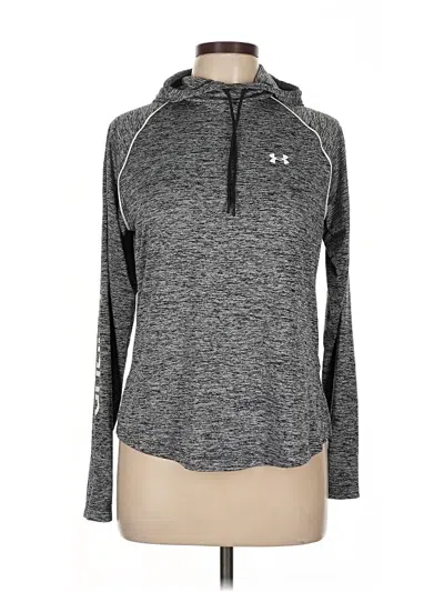 Pre-owned Under Armour Long Sleeve Top Gray Cowl Neck Tops