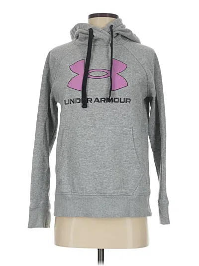Pre-owned Under Armour Long Sleeve Top Gray Cowl Neck Tops