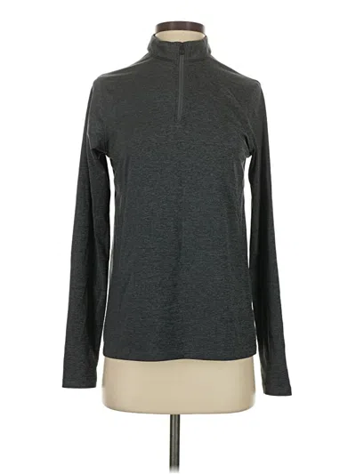 Pre-owned Under Armour Long Sleeve Top Gray Turtleneck Tops