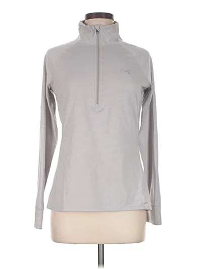 Pre-owned Under Armour Long Sleeve Top Gray Turtleneck Tops