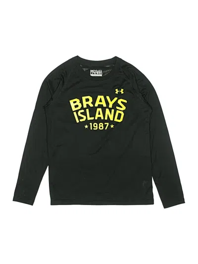 Pre-owned Under Armour Kids' Long Sleeve T-shirt In Black