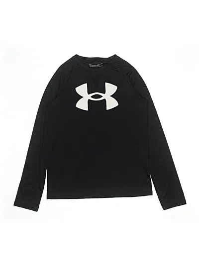 Pre-owned Under Armour Kids' Long Sleeve T-shirt In Black
