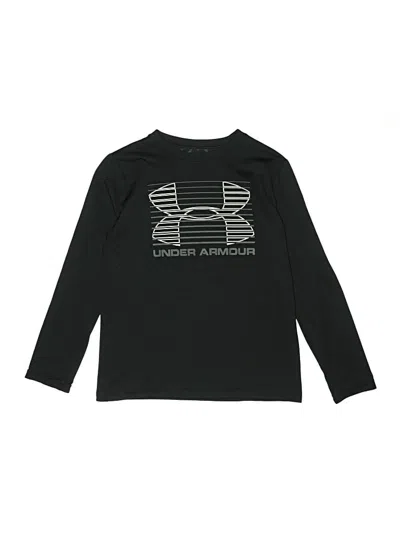 Pre-owned Under Armour Kids' Long Sleeve T-shirt In Black