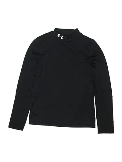 Pre-owned Under Armour Kids' Long Sleeve T-shirt In Black
