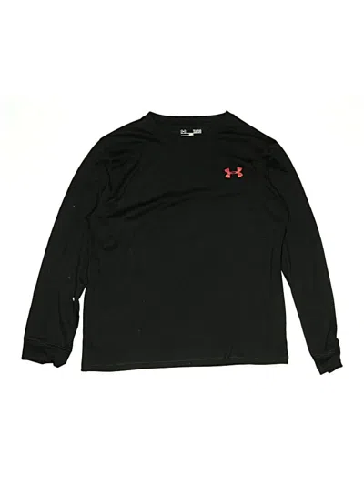 Pre-owned Under Armour Kids' Long Sleeve T-shirt In Black