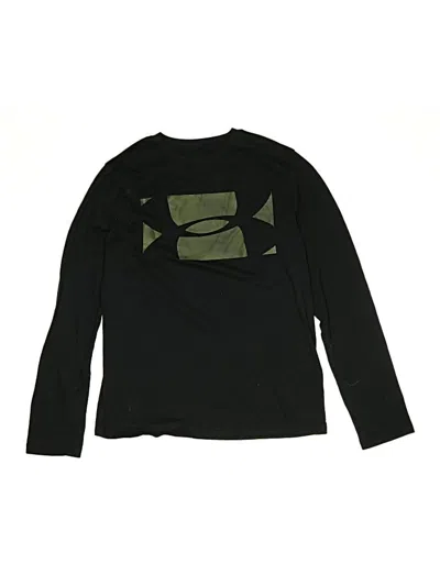 Pre-owned Under Armour Kids' Long Sleeve T-shirt In Black