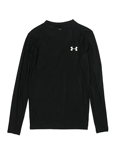 Pre-owned Under Armour Kids' Long Sleeve T-shirt In Black