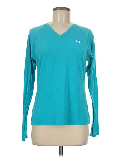 Pre-owned Under Armour Long Sleeve T-shirt In Blue