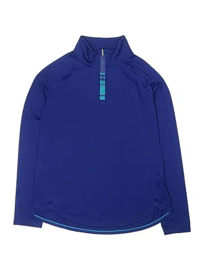 Pre-owned Under Armour Kids' Long Sleeve T-shirt In Blue