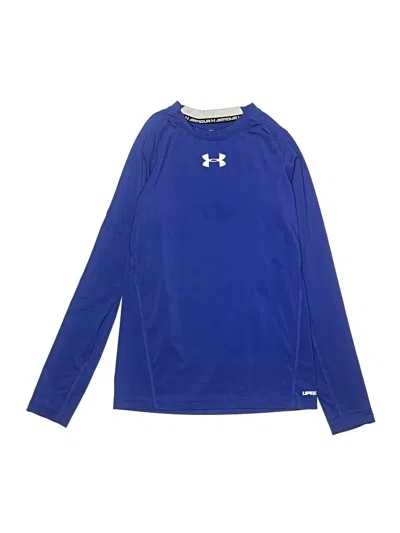 Pre-owned Under Armour Kids' Long Sleeve T-shirt In Blue