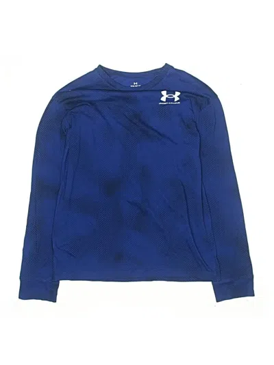 Pre-owned Under Armour Kids' Long Sleeve T-shirt In Blue