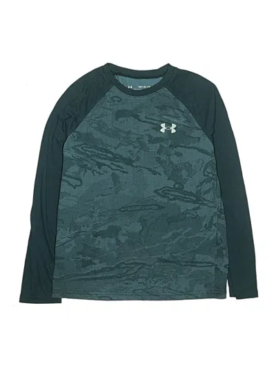 Pre-owned Under Armour Kids' Long Sleeve T-shirt In Blue