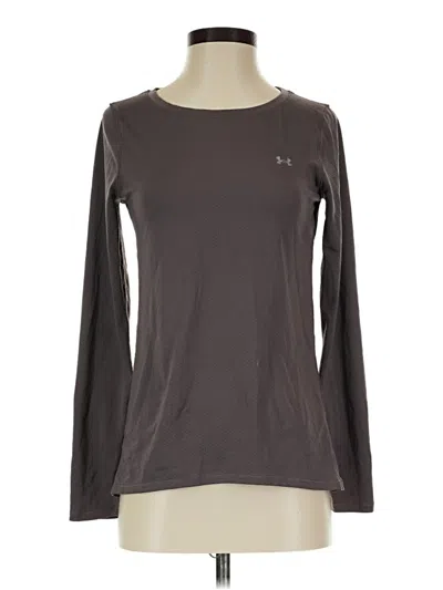 Pre-owned Under Armour Long Sleeve T-shirt In Brown