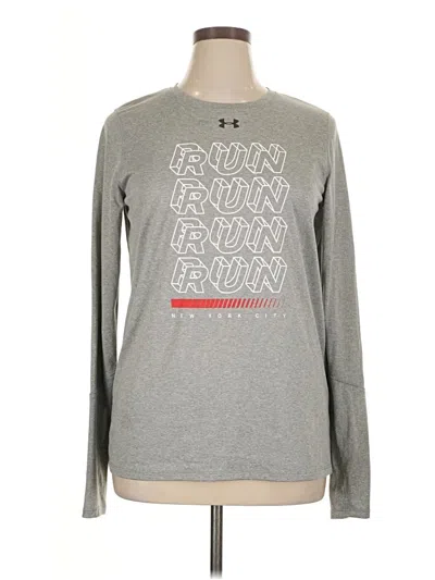 Pre-owned Under Armour Long Sleeve T-shirt In Gray