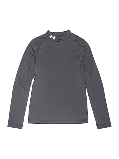 Pre-owned Under Armour Kids' Long Sleeve T-shirt In Gray