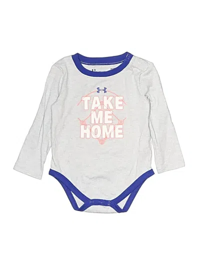 Pre-owned Under Armour Babies' Long Sleeve T-shirt In Gray