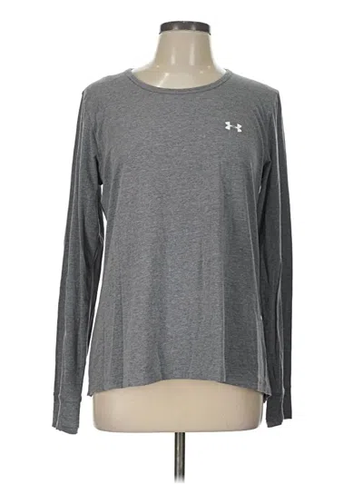 Pre-owned Under Armour Long Sleeve T-shirt In Gray