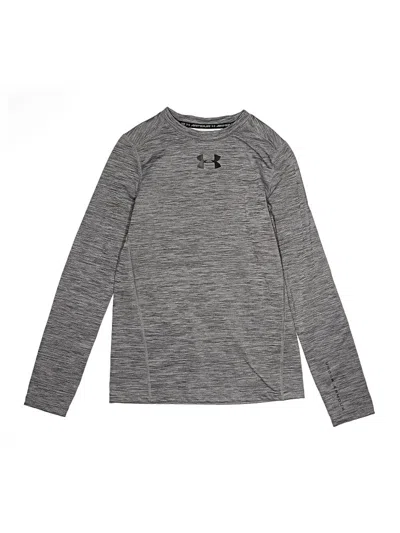 Pre-owned Under Armour Kids' Long Sleeve T-shirt In Gray