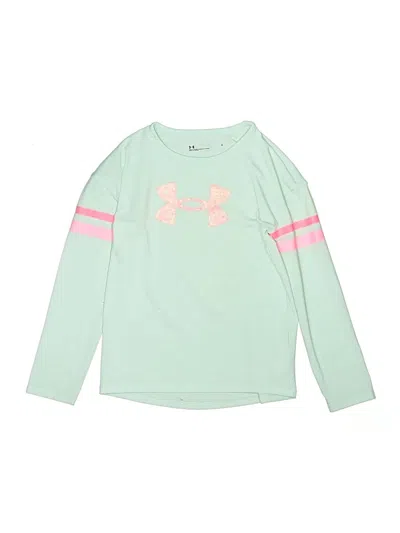 Pre-owned Under Armour Kids' Long Sleeve T-shirt In Green