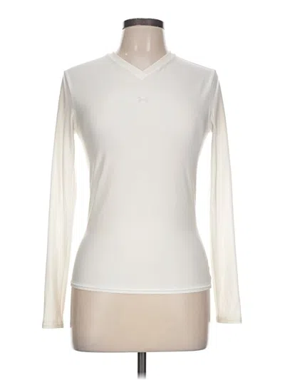 Pre-owned Under Armour Long Sleeve T-shirt In Ivory