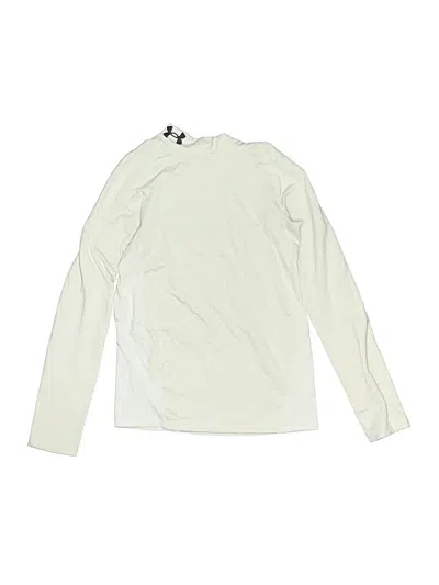 Pre-owned Under Armour Kids' Long Sleeve T-shirt In Ivory