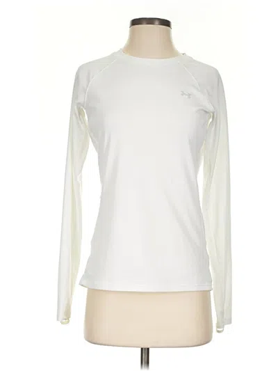 Pre-owned Under Armour Long Sleeve T-shirt In Ivory