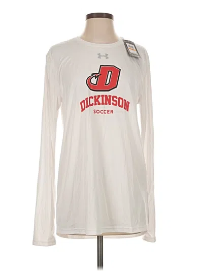 Under Armour Long Sleeve T-shirt In White