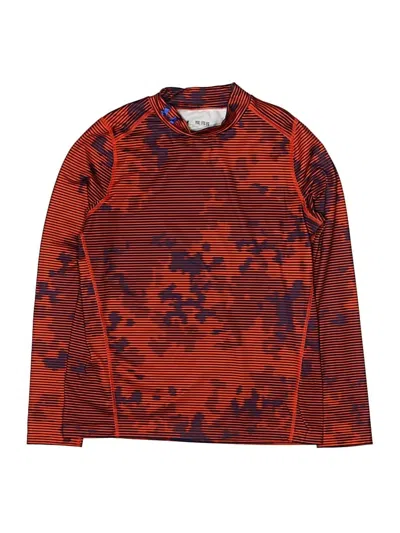 Pre-owned Under Armour Kids' Long Sleeve T-shirt In Orange