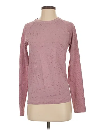 Pre-owned Under Armour Long Sleeve T-shirt In Pink
