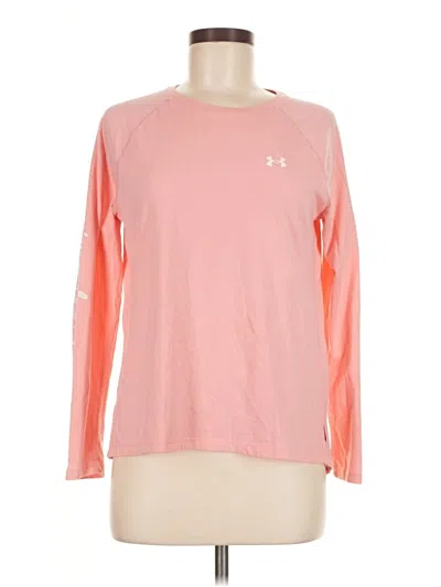 Pre-owned Under Armour Long Sleeve T-shirt In Pink