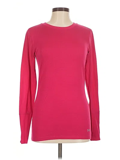 Pre-owned Under Armour Long Sleeve T-shirt In Pink
