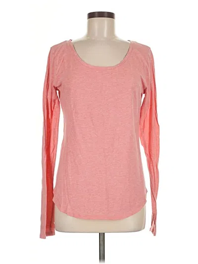 Pre-owned Under Armour Long Sleeve T-shirt In Pink