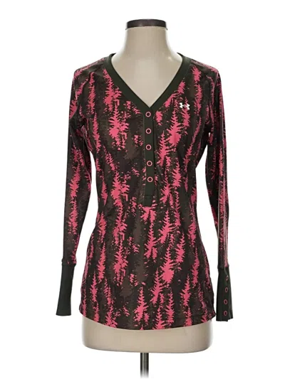 Pre-owned Under Armour Long Sleeve T-shirt In Pink
